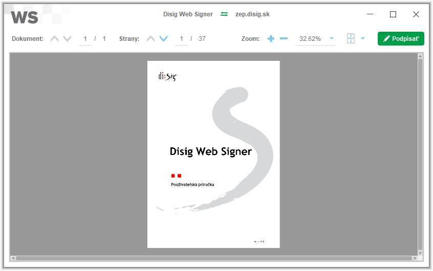 Important update of the Web Signer application